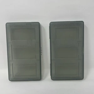 Dos OEM Nintendo Gameboy Advance GBA Estuche de Cartucho de Plástico Soporte para 3 Juegos - Imagen 1 de 5