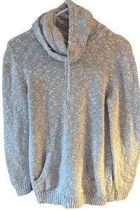 Suéter de cuello alto de algodón crema LL Bean para mujer talla pequeña - Imagen 1 de 2