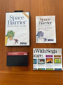 Space Harrier Sega Master System Complete CIB Works Great!
