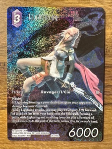 Final Fantasy TCG Opus 26 Gunslinger In Abyss Lightning 26-098L Full Art *FOIL* - Picture 1 of 2
