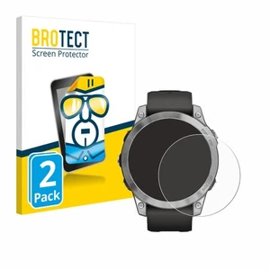 2x Display Schutz Folie für Garmin Fenix 7 (47 mm) Zubehör Transparent - Zdjęcie 1 z 6