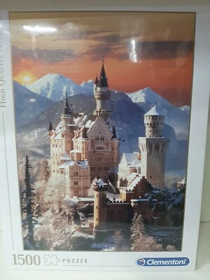 PUZZLE CLEMENTONI 1500 PEZZI NEUSCHWANSTEIN 59,2 X 84,3 - Immagine 1 di 4