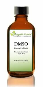 DMSO - Dimethyl Sulfoxide - Pharmaceutical Grade 99.999% Pure Undiluted USA Prod