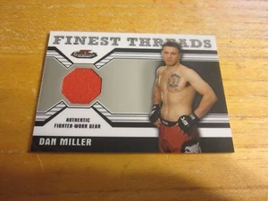 Dan Miller 2011 Finest UFC Finest Threads Fighter Relics #RDM Card MMA UFC - Picture 1 of 2