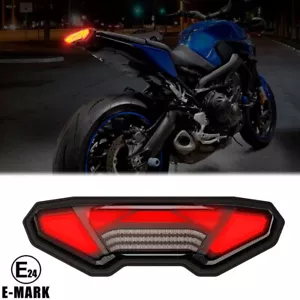 Fanale Coda LED per Yamaha MT-09 2014-2016 MT-10 2016-2021 Tracer 9/GT 2021-2023 - Foto 1 di 18
