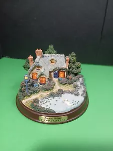 Thomas Kinkade Everett's Cottage - BELEUCHTETES Cottage Village Sammelfigur - Bild 1 von 10