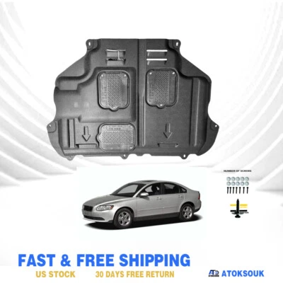 For 2008-2011 Volvo S40 Under Engine Lower Cover Splash Shield Mud Guard Board - Image 1 of 4