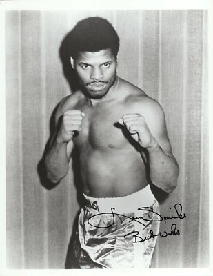 Leon Spinks Boxer Signed 8x10 Glossy Photo PSA Authenticated - Image 1 of 3