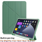 For iPad Pro 11 2022/2021 10th 10.9 9th 8th 10.2 Smart Case Cover W/ Pencil Slot