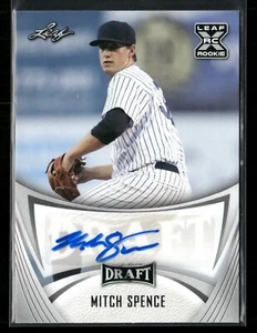 2021 Leaf Draft #BA-MSI Mitch Spence XRC Auto Yankees - Picture 1 of 2