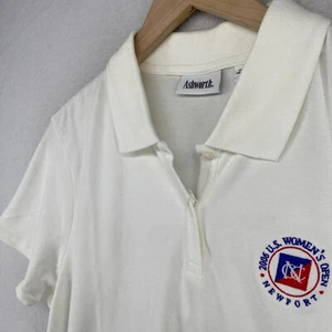 US WOMENS OPEN Shirt XL 2006 NEWPORT Country Club RI Golf White Pique Cotton NEW - Picture 1 of 17