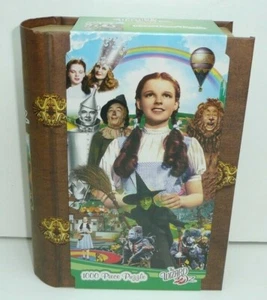 MasterPieces THE WIZARD OF OZ 1000 Piece Jigsaw Puzzle Book Box Dorothy Witch - Picture 1 of 4