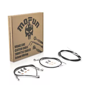 MOFUN 14" 16" Handlebar Cable Kit for Harley Softail Breakout FXSB 2015-2017 ABS - Bild 1 von 6