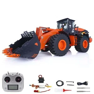 JDM 198 RC Hydraulischer 1:14 Lader ZW370 Radfahrzeuge PNP mit Sound Licht - Bild 1 von 12