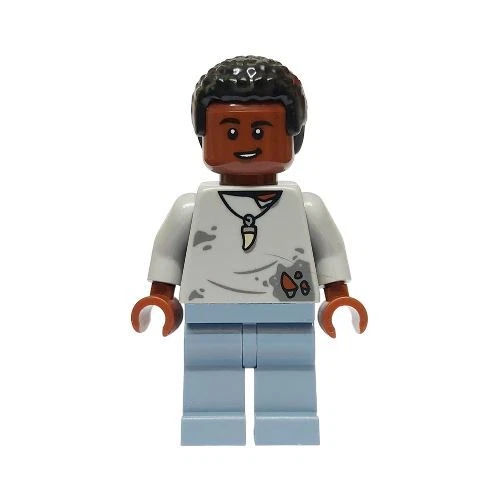 LEGO Jurassic World Darius Grey Shirt Minifigure from 76963 - Image 1 of 1