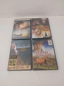 4 DVDS:The Derby Stallion/Seabiscuit/Orphan Horse/Pure Country & Pur../See Descr - Picture 1 of 3