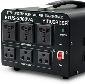Convertidor de voltaje Transformador 110V a 220V, 220V a 110V Transformador ascendente/abajo... - Imagen 1 de 9