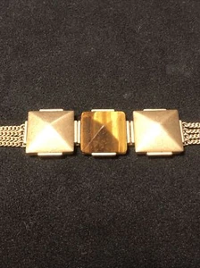 vintage Kenneth Cole gold tone Tigers eye bracelet - Picture 1 of 5
