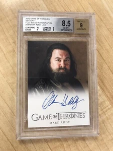 Game of Thrones Season 1 Mark Addy as King Robert Baratheon Autograph BCG 8.5 - Picture 1 of 2