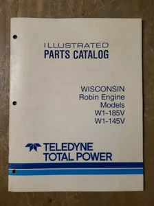 Teledyne Total Power Wisconsin Robin Motor Modelle Teilekatalog 1J-3109-M2 - Bild 1 von 4