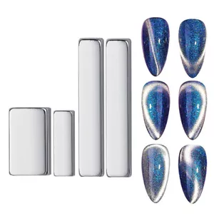 4x Cat Eye Nail Magnetic Stick Magnets for UV Gel 3D Line Strip Effect Manicure - Picture 1 of 15