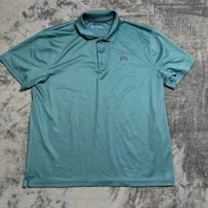 Under Armour UA Heatgear S/S Polo Golf Shirt Turquoise Green Men's 2XL NICE - Picture 1 of 7