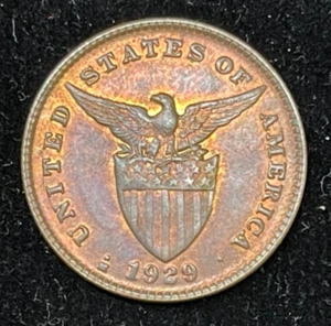 1929 M US Philippine One Centavo Coin Excellent Condition High Value - Picture 1 of 4
