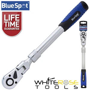 BlueSpot Ratsche Griff Steckschlüssel Teleskop Flexi Kopf 1/2 Zoll Antrieb 350-490 mm - Bild 1 von 3