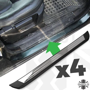 Interior Door Sill Step cover tread cover Plates for Land Rover Discovery 3 or 4 - Picture 1 of 5