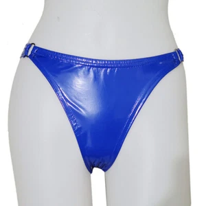 Mujeres Imitación Charol Calzoncillos Tanga Ropa Interior T-back Brillante Ropa de Club Sexy - Imagen 1 de 24