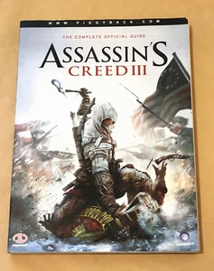 Assasins Creed 3 Official Guide Book Ubisoft Piggyback Full Colour Free Postage - Picture 1 of 6