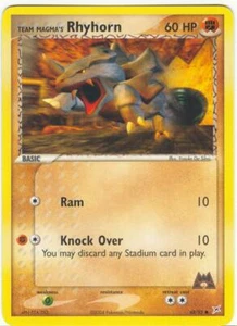 2x (pok-MA-068) Team Magma's Rhyhorn (C) Pokemon EX Team Magma VS Aqua Card # 68 - Picture 1 of 1