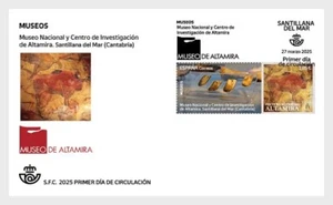 spain 2025 espagne Altamira Research Center Museum art cave painting 1v FDC PJ - Picture 1 of 1