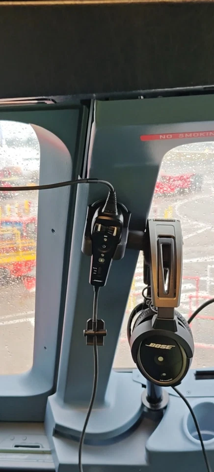 Bose A20/A30/Proflight Control Unit Bracket (A320) +  Integrated Headset Holder - Image 1 of 1