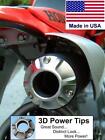 3D Power Tip Cnc Exhaust Muffler Tip Honda Crf110 Crf 110 W/ Spark Screen Usa