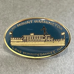 Vtg MS Mount Washington Ship Lake Winnipesaukee New Hampshire Lapel Pin Souvenir - Picture 1 of 14