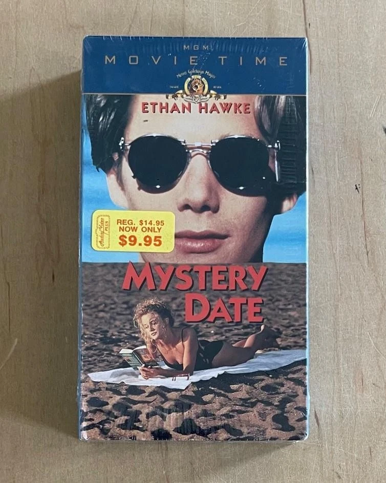MYSTERY DATE (1991) Sealed VHS MGM Romance Crime Comedy Coming of Age Gwar Cameo - Image 1 of 4