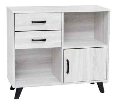 MOBILETTO SALVASPAZIO MODERNO BASSO LIBRERIA CASSETTIERA ARMADIETTO h70*80*30 cm - Immagine 1 di 3