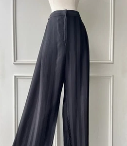 COUNTRY ROAD self stripe pant black | SIZE: 16, XL | $179 new - Picture 1 of 10