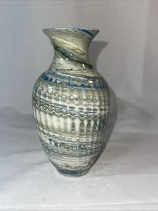 Handgefertigte Keramik glasiert Deko Birne Kunst kleine Vase signiert - Bild 1 von 11