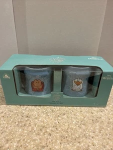 disney little mermaid sebastian and scuttle mug set of 2 Brand New - Picture 1 of 4