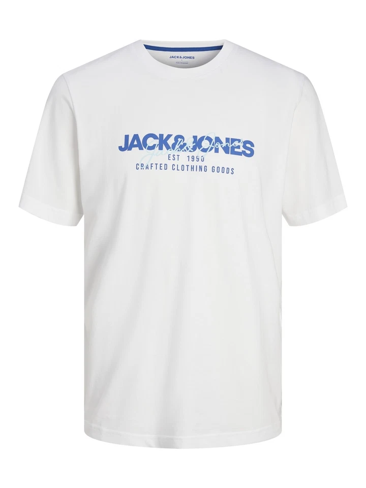 JACK&JONES Hombre Cuello Camiseta Jjalvis - Regular Fit S M L XL Xxlcotton - Imagen 1 de 1