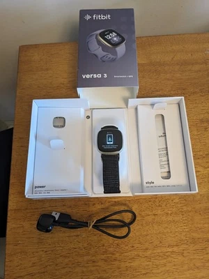 Fitbit Versa 3 Activity Tracker - Soft Gold Aluminum tested working  - Image 1 of 4