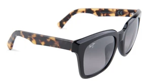 Maui Jim Heliconia Polarized Sunglasses 739-02B Black Tokyo Tortoise/Gray Glass - Picture 1 of 4
