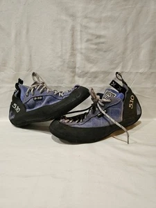 FIVE TEN 5.10 Stealth C4 Blue Black Suede Mens Climbing Shoes 11.5 US - Picture 1 of 14
