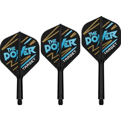 TARGET SPORTS LTD Target Dart K-Flex Flight- Schaftsystem Phil Taylor The Power Schäfte Set 🎁🎯