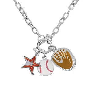 Game Time 101597 MLB Houston Astros Charm Necklace - Picture 1 of 1