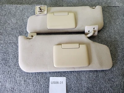 2007-2010 Ford Edge Left Driver Right Passenger Sun Visor Sunvisor w/ Mirror Foto 1 de 4