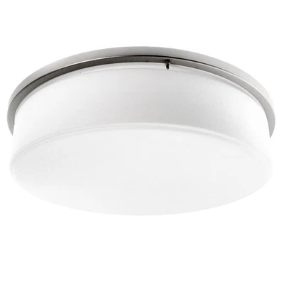 ACCESS-LIGHTING C50081 SERIES CEILING MOUNT DRUM FIXTURE, WHITE, CFL - Image 1 of 2