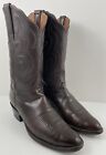 Lucchese Mens Classics Ranch Leather Boots Brown E184264 Size 9 D
